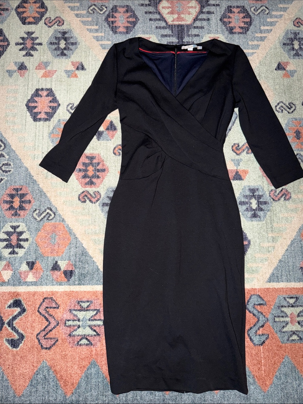 Biden faux wrap midi dress size 6R